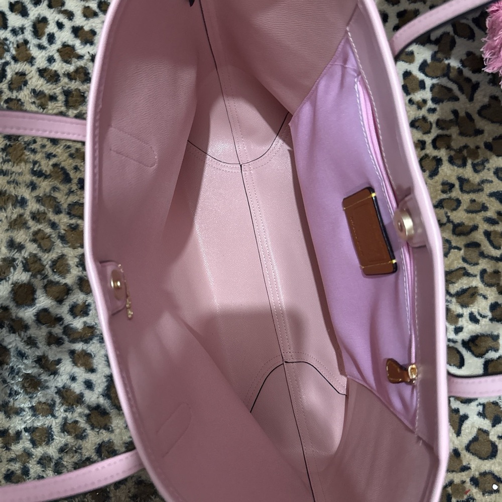 Coach Light Pink Signature Tote - Picture 3 of 6